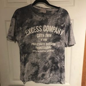 gray & black tie dye